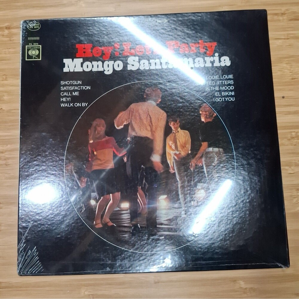 MONGO SANTAMARIA Hey! Let's Party LP SEALED Vintage 1966 Columbia Latin Jazz